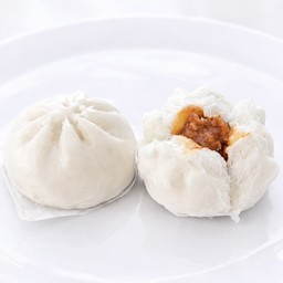 [อร่อยซ่ากับโค้ก] ซาลาเปาแพคคู่หมูแดง+หมูสับ +  โค้ก ไม่มีน้ำตาล (กระป๋อง)