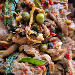 นกกระจอกเทศราดข้าว