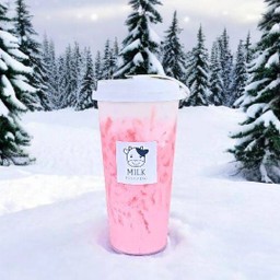 นมสด สตรอเบอร์รี่