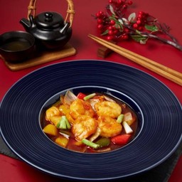 กุ้งเปรี้ยวหวาน