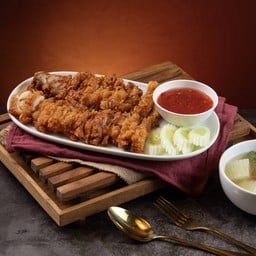 ไก่ทอดสับจานเล็ก