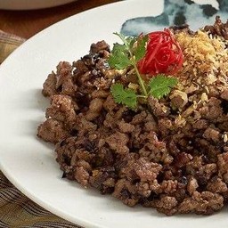 ผัดหนำเลี้ยบหมูสับ