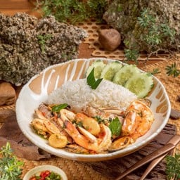 ข้าวกระเพรายกทะเล