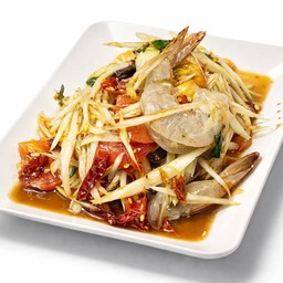 ตำกุ้งสด
