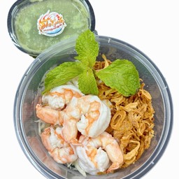 กุ้งแช่น้ำปลา (กุ้งลวกสุก)