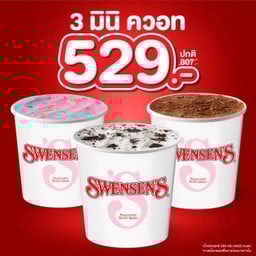 <โปรโมชั่น> ซื้อ 3 ไอศกรีม มินิ ควอท ราคาพิเศษ