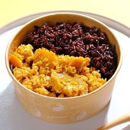 Stir-fried Pumpkin with Rice ( Size M ) - ผัดฟักทองราดข้าว (Size M )