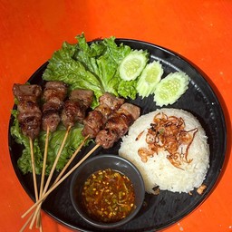 ข้าวเหนียวเนื้อย่าง