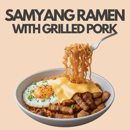 มาม่าเกาหลีแห้ง (หมูย่าง)