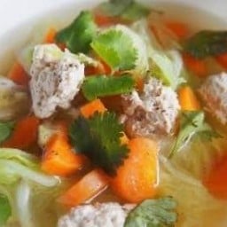 ต้มจืดไก่สับ (เป็นกับแกง)