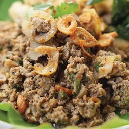 ลาบเนื้อคั่ว