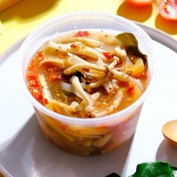 Spicy & Sour Mushroom Soup - ต้มแซ่บผักฉ่ำ
