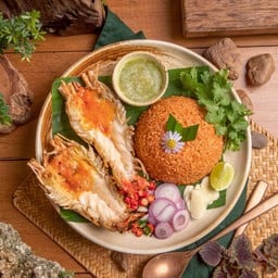 ข้าวผัดมันกุ้งแม่น้ำเผา
