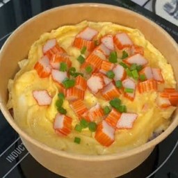 ข้าวไข่ข้นปูอัด