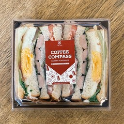 Sandwich ไข่ดาวปูอัดไส้กรอก ( Full )