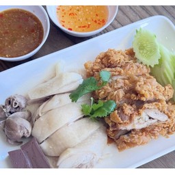 ไก่สับรวม2อย่าง