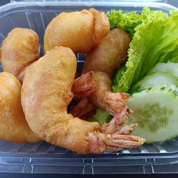 กุ้งชุบแป้งทอด