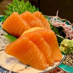 Salmon sashimi