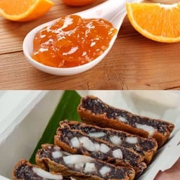 บ้าบิ่นมะพร้าวอ่อน+แยมส้ม