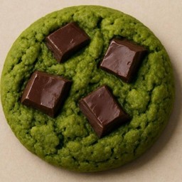 คุกกี้มัทฉะช็อกโกแลตมังสวิรัติปราศจสกกลูเตน