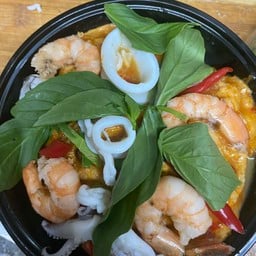ข้าวหน้าห่อหมกไข่ข้นทะเล(ไข่2ฟอง)