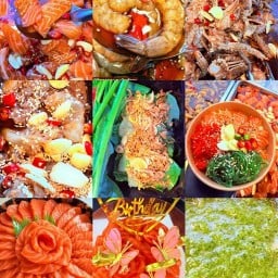 ❤️บีบีทะเลดอง ซ.เนินพัทยา 三文鱼刺身 สาขา1*เนินพลับหวานข้างๆเซเว่น.. ติดถนนตรงข้ามร้านบิงซูเนินพลับหวาน