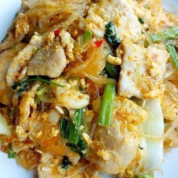 สุกี้แห้งโบราณหมู