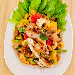 ตำข้าโพดทะเลรวม