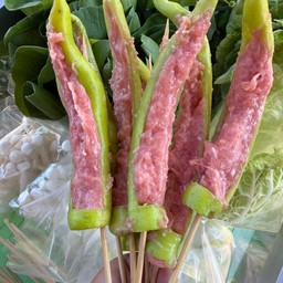 พริกหยวกยัดไส้หมูเด้ง