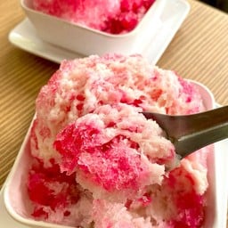 ใยไหม น้ำแข็งใส ไอศกรีมโบราณ สามแยกลิโพ ท่าศาลา