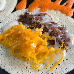 O3 ฝอยทอง+ไมโล+นมข้นหวาน