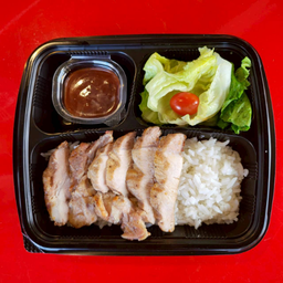 ข้าวหน้าสเต็กหมู