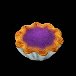 ทาร์ตดอกไม้โมจิมันม่วง