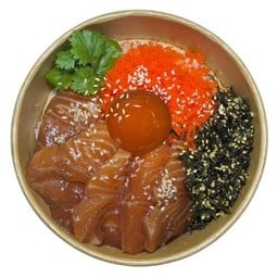 ข้าวแซลมอนดองไข่นัว