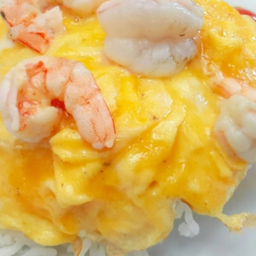KH03.49 ข้าวไข่ข้น 2ฟอง ใส่กุ้ง 50 กรัม