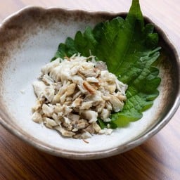 Grilled mackerel & Oba(Saba oba)