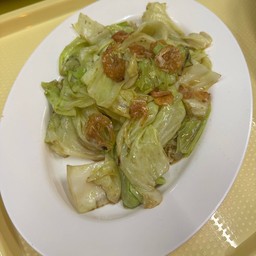 กะหล่ำปลีน้ำปลากุ้งแห้ง