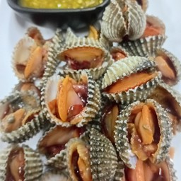 หอยแครงลวก