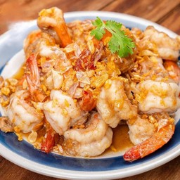 กุ้งทอดกระเทียม