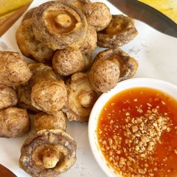 เห็ดหอมสดชุบแป้งทอด
