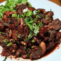 ลาบนายพัน หน้าวัดอุทุมพร(ท่าเดื่อ)