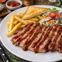 สเต็กหมูบาร์บีคิว