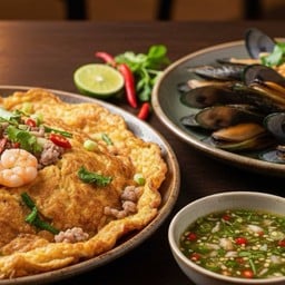 ข้าวไข่เจียว หอยแมลงภู่ เขาตาโล3