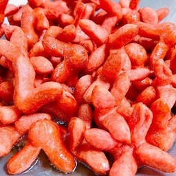 ไส้กรอกแดงทอด