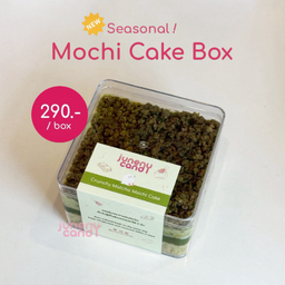 Crunchy Matcha Mochi Cake Box
