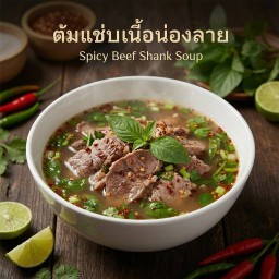 ต้มแซ่บเนื้อน่องลาย