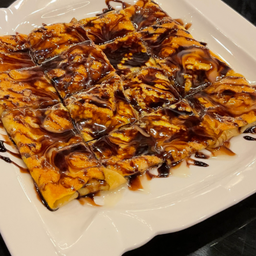 โรตีกล้วย ไข่ ช็อกโกแลต