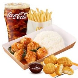 [อร่อยซ่ากับโค้ก] ชุดอิ่มคุ้ม ข้าวกะเพราไก่กรอบ