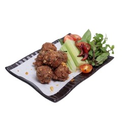 ลาบหมูทอด Deep fried spicy pork balls