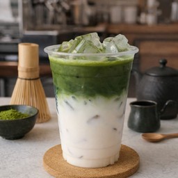 มัจฉะลาเต้เย็น 22 ออนซ์